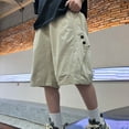 thumbnail image 3 of breaise Kid Cargo Shorts Boys Summer Multi-Pockets Shorts Cotton Casual Loose Jogger Shorts, 3 of 3