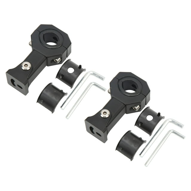 Abrazaderas para faros delanteros de motocicleta, de aleación de aluminio, para faros antiniebla, kit de soportes para motocicletas, camiones, tractores, SUV y vehículos todo terreno.
