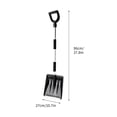 thumbnail image 5 of Nsxcdh 3 in 1 Snow Shovel Set with Ice Scraper and Snow Brush,Stainless Steel Pp,37.8 In,Detachable Retractable Heavy Duty for Vehicle Windshield Winter Snow Removal,Automotive Accessories, 5 of 7