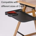 thumbnail image 7 of Camping Chair Side Table Clip On Side Table Cup Lounger Tray For Hiking Chairs Portable Outdoor Camping Supplies Khaki Fangkenuo, 7 of 7