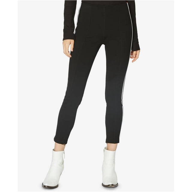 Sanctuary Clothing - Leggings casuales con rayas para mujer, negro, extragrande