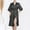 Black, variant on Women's Satin Kimono Robe Luxe Bridal Dressing Gown Soft Bathrobe Elegant V Neck Silk Kimono with Adjustable Belt for Spa Wedding