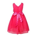 thumbnail image 6 of MSemis Girls Flower Wedding Pageant Bridesmaid Dress Ball Gown Rose 8, 6 of 6