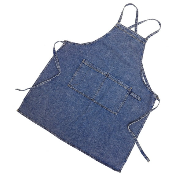 MEIBUTYUP Apron Blue Denim 1Pack 33.5x29.9x0.04In