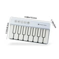 thumbnail image 3 of Mini Pocket Electronic Keyboard - Portable 15-Key Piano with Light Effects for 3-6 Years, Early Music Learning Toy, 3 of 5