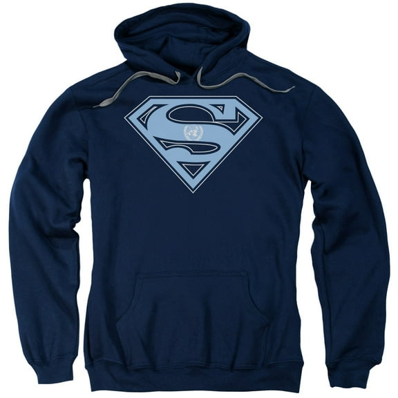Superman - U N Shield - Pull-Over Hoodie - Medium