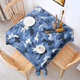 thumbnail image 6 of Camouflage Square Tablecloth 42x42in(107x107cm) – Waterproof Polyester Printed Table Cover, Wrinkle Resistant & Washable for Kitchen Dining Picnic Party Decor, 6 of 6