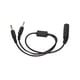 thumbnail image 4 of Adaptador Avención Auriculares Adaptador Adaptador Single Plug Un cable de doble enchufe GA de Adaptador de Auriculares General, 4 of 7