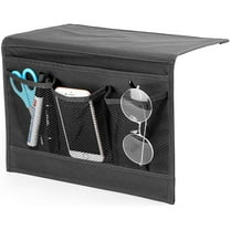 TekDeals Bedside Caddy Storage Organizer Pocket,Remote Control Holder Armchair Couch Sofa Armrest Bag for Tablet Magazine Phone Remotes