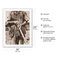thumbnail image 2 of Hoe Culture near Anniston Alabama - Vintage B&W Historical Photograph by Dorothea Lange c.1936 - Japanese Unryu Rice Paper Art Print (Unframed) 18 x 24 in, 2 of 4