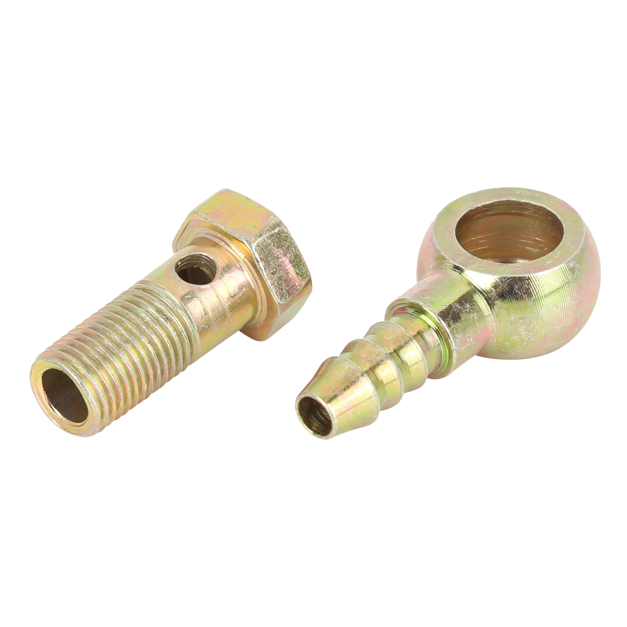 Unique Bargains Banjo Hose Barb Bolt Fittings Banjo Bolt Washer Kit Metal for Motorcycle