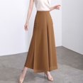 thumbnail image 1 of Womens Side Slit Chiffon Summer Thin Elastic Chinese Style Nine Point Pants, 1 of 10
