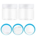 thumbnail image 4 of 12 Uds. Contenedores de almacenamiento vacíos transparentes de 60ml, frascos redondos de plástico con tapa, 4 of 4