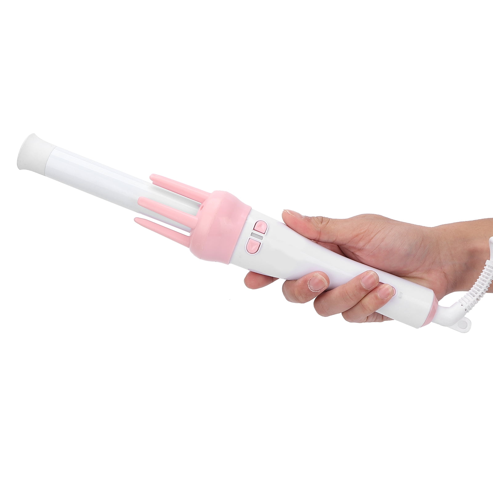 Professional Ceramic Curling Iron Professional Salon Hair Curling Iron,Automatic 360 Rotating Hair Curler Electric Curling Wand 110-240V