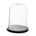 thumbnail image 3 of Vitrina de campana de cristal transparente con base de madera para velas 23 cm x 284 cm, 3 of 9