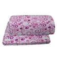 thumbnail image 4 of Abstract Foot Rest, Feminine Curlicue Ornaments Spirals in Plum Tones Pattern, Non-Slip Backing Adjustable Ergonomic Memory Foam Leg Support for Office, Purple Magenta, by Ambesonne, 4 of 5