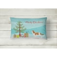 thumbnail image 2 of Carolines Treasures BB2967PW1216 Cavalier King Charles Spaniel Merry Christmas Tree Canvas Fabric Decorative Pillow, 12H, 2 of 3