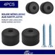 thumbnail image 2 of Round furniture legs 4 pieces black furniture legs 50 x H 30 mm sofa legs, 2 of 5