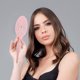 thumbnail image 4 of unbranded Peine Volumizador Rosa Con Ovalada Y Hueco Para Peinar Y Desenredar Sin Dañar, 4 of 8