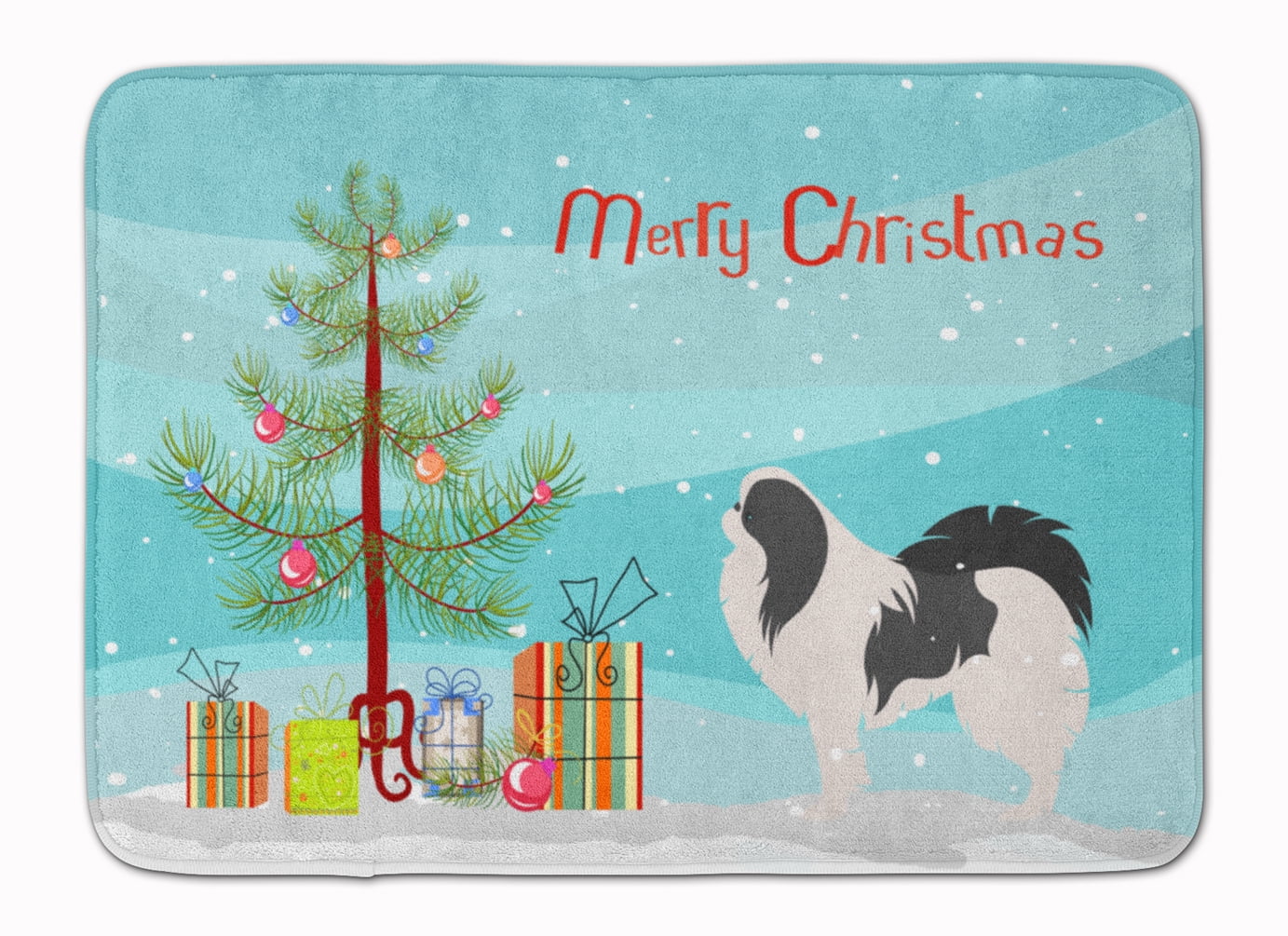 Japanese Chin Merry Christmas Tree Machine Washable Memory Foam Mat Walmart Com Walmart Com