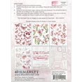 49 AND MARKET Color Swatch Blossom RubOns 6"X8" 6/Sheets, Multicolor