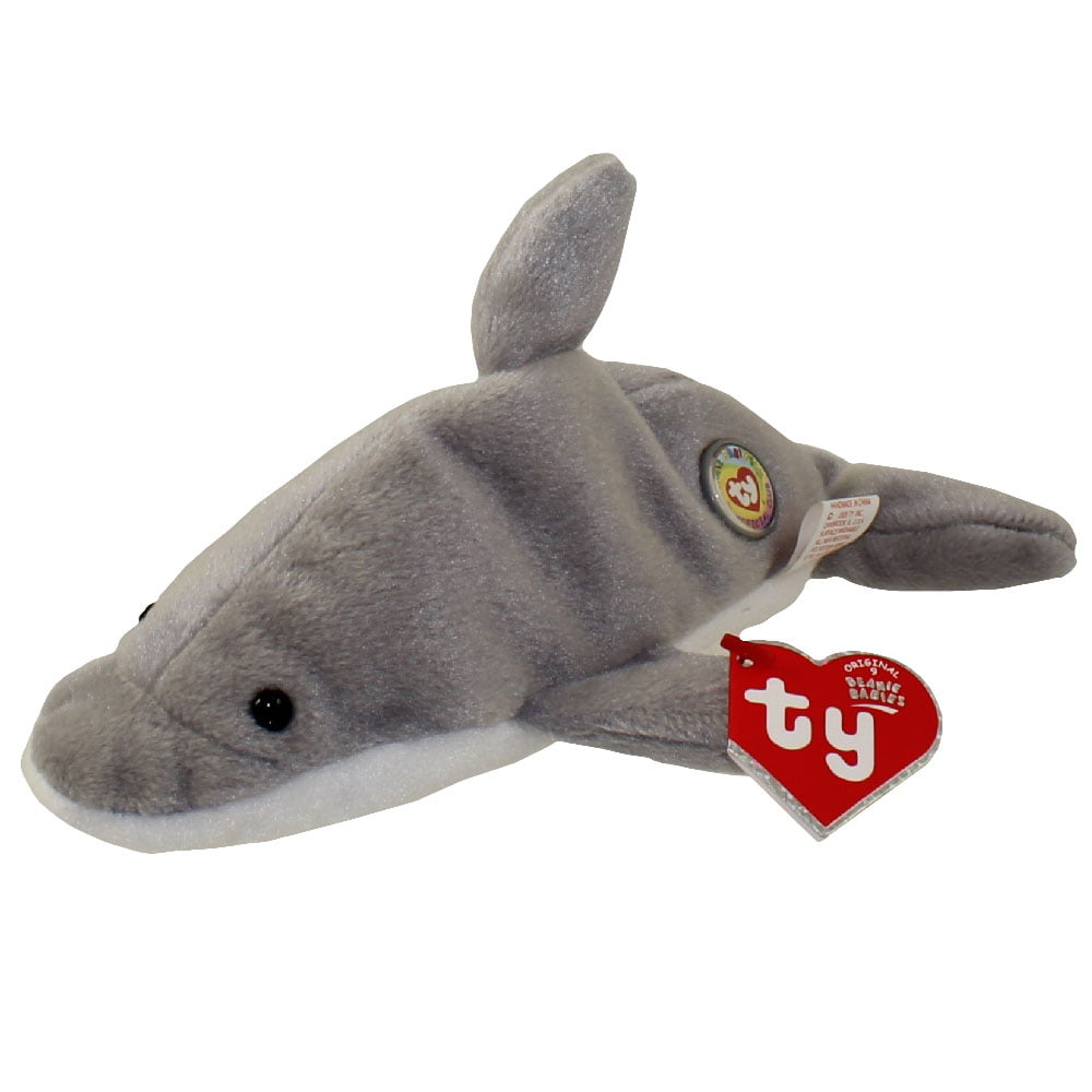Ty Beanie Baby - Docks The Dolphin Metal Keychain Clip (4in) - Vintage  Beanies Canada