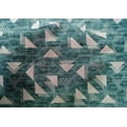 thumbnail image 4 of oneOone Cotton Silk Elf Green Fabric Texture & Triangle Geometric Sewing Craft Projects Fabric Prints By Yard 42 Inch Wide, 4 of 4
