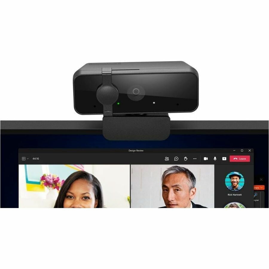 Lenovo Essential Webcam, 30 fps, Black, USB 2.0 Type A