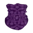 thumbnail image 1 of Top Headwear Face Covering Neck Gaiter - Purple Paisley, 1 of 1