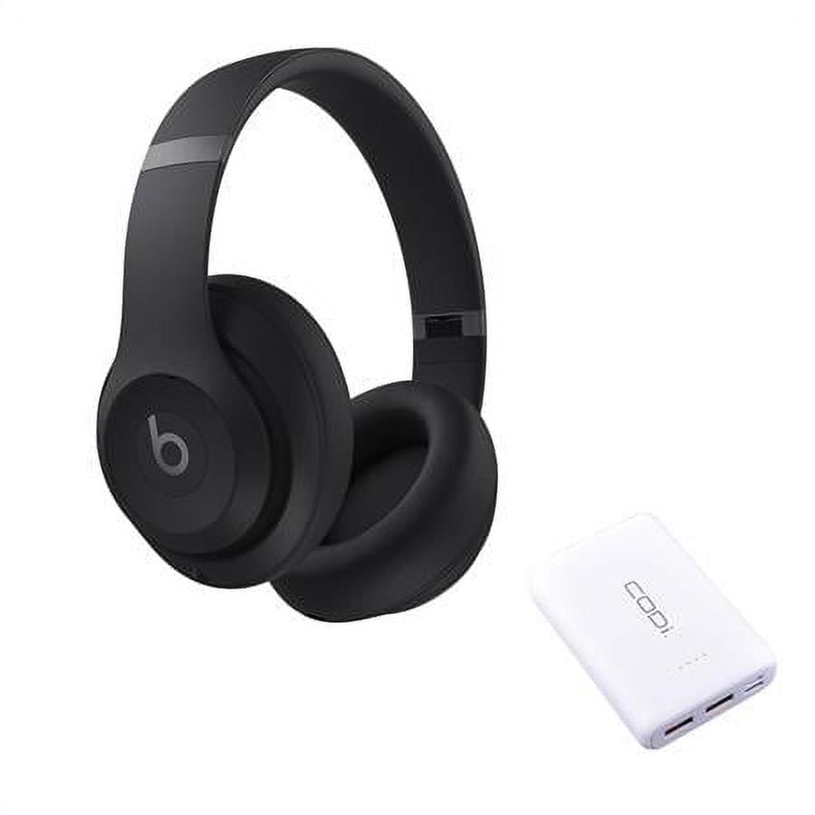 Beats Studio Pro Wireless Headphones, Black with A03031 10000mAh Power Bank