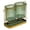 A, variant on 2 Cups Tooth Brushing Holder, Loetky Bathroom Organizers With Detachable Drain Tray For Toothpaste, Razors, Toothbrush, Storage Caddy Countertop, Kitchen Utensil Holder, A Drainer (With Two Cups)
