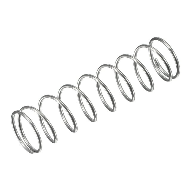Unique Bargains Ressort de Compression en Acier Inoxydable 304 11mmx0.8mmx40mm Capacité de Charge 11N, 10 Pcs