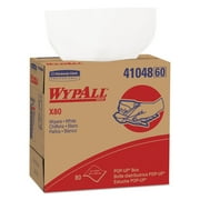 X80 Cloths, Hydroknit, Pop-Up Box, 9 1/10 X 16 4/5, White, 80/Bx, 5 Boxes/Carton