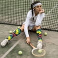 thumbnail image 6 of Yiaed Colorful Sharks Print Great elasticity Adult Stockings Sports socks for Men and Women, 6 of 6