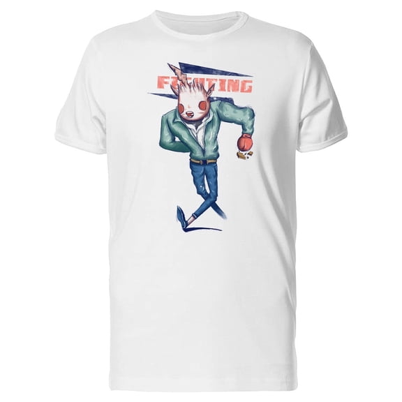 Fighting Man With Big Red Eyes Tee Men's -Image by Shutterstock