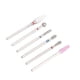 thumbnail image 3 of Brocas de pedicura BuyWeekMX 6 piezas acero inoxidable máquina manicura, 3 of 9
