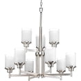 thumbnail image 2 of P4626-09-Progress Lighting-Alexa - Chandeliers Light - 9 Light in Modern style - 28 Inches wide by 28.5 Inches high-Brushed Nickel Finish, 2 of 3
