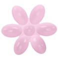 thumbnail image 3 of Cuencos para gatos de grado alimenticio con forma de pétalos de flor, 6 rejillas, para comida y agua (rosa), 3 of 14