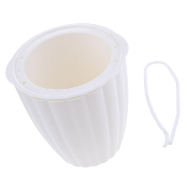 maceta de flores de plástico ondulado helado maceta de flores suculentas l blanco Sunnimix Self Watering Flower Pot