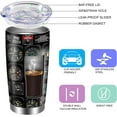 thumbnail image 5 of Pilot Gifts, Aviation Gift, Pilot Cup Tumbler, Pilot Gifts for Men, Gifts for Pilot, 20oz Aviation Pilot Insulated Coffee Mug, Birthday Christmas Gifts for Pilot Men, Men Airplane Gift Cup, 5 of 6