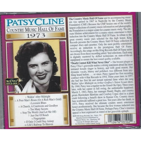 Patsy Cline - Country Music Hall of Fame 1973 - Country - CD