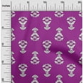 thumbnail image 2 of oneOone Velvet Purple Fabric Block Sewing Material Print Fabric By The Yard 58 Inch Wide-9C, 2 of 5