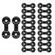 thumbnail image 4 of Tela 20 Piezas de Sombra Clips de Plástico de Tela de Plásstico Clips de Sombra de Plásstico Clips Negros para Invernadero Jardín Al Aire Libre Tela de Sol Agricultura, 4 of 7