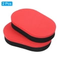 thumbnail image 3 of Unique Bargains Ping Pong Table Tennis Paddle Racket Rubber Cleaning Sponge, Red Black 2 Pack, 3 of 6