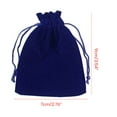 thumbnail image 3 of 10 Pcs Dices Bags Velvets Drawstring Bags Jewelry Storage Pouch Carry Bag Small Candy Bags Party Supplies, 3 of 8