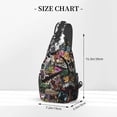 thumbnail image 3 of Gorillaz Sling Backpack Travel Hiking Chest Bag Daypack Multipurpose Crossbody Shoulder Bag, 3 of 9