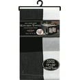 thumbnail image 2 of Royal Crest Gourmet Large Plaid Black Kitchen Towel, 2 of 2