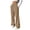 AR18-Light Brown, variant on Womens Fleece Sweatpants Wide Leg Drawstring Workout Casual Baggy Flare Pants High Waist With Pockets White S