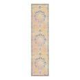 thumbnail image 5 of Unique Loom Renaissance Collection Area Rug - Roma (2' x 8' Runner Tuscan Yellow/Navy Blue), 5 of 7