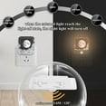 thumbnail image 4 of Yayeee 2-Pack Plug in LED Night Lights with Light Sensors Motion Detectors, Black Moon, 4 of 7